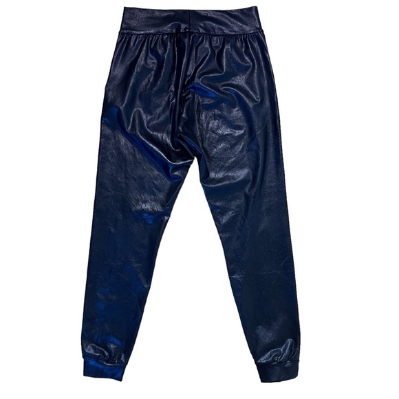 COMMANDO Faux Leather Jogger Pants Size Small in Black - Picture 13 of 16